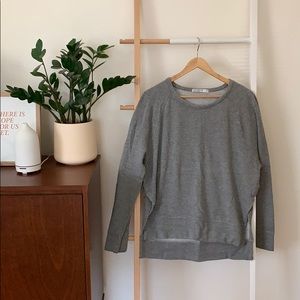 Stateside Viscose Fleece Side Slit Sweatshirt